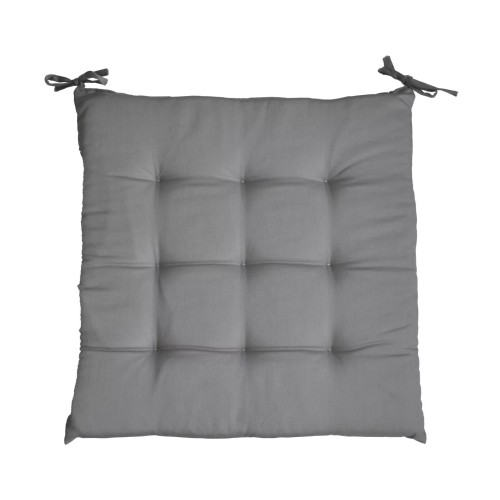 Coussin de chaise 40x 40cm, gris