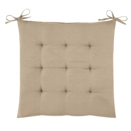 Coussin de chaise 40x 40cm, taupe